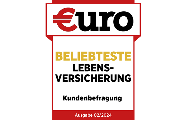 Ratingsiegel von EURO die WWK ist laut ihrer Kunden die beliebteste Lebensversicherung