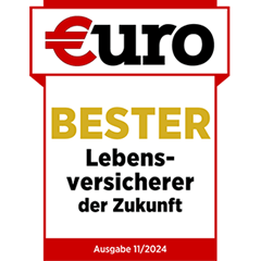 Ratingsiegel von EURO die WWK ist der beste Lebensversicherer der Zukunft